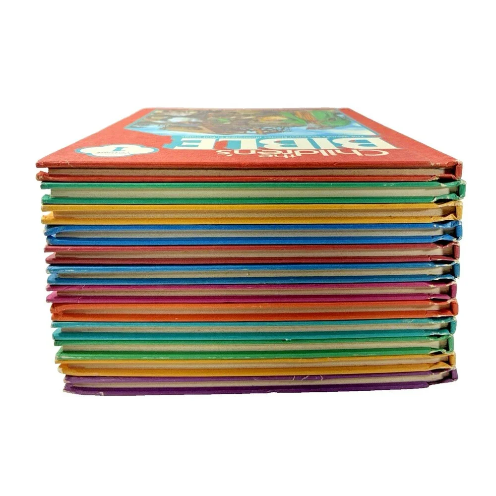 The Children’s Bible Vintage 1981 Golden Books Volumes 1-12 Hardbacks